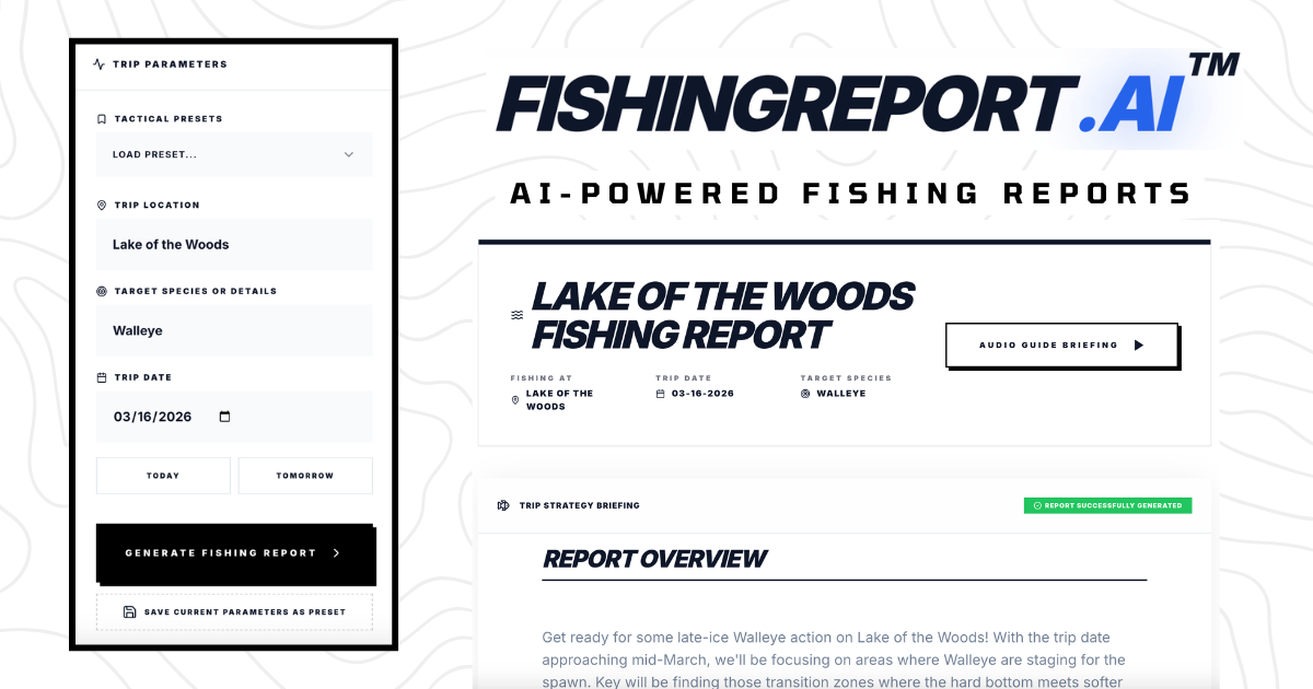 Fishy Reporting FishingReport.AI - AI Fishing Reports for Your Exact Location, Species ...